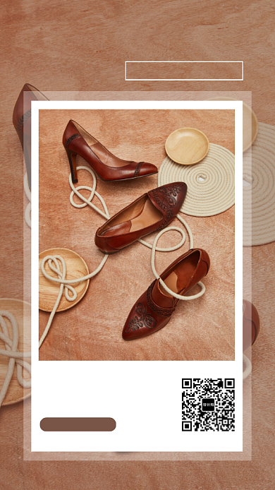 冬季女鞋新品上新手机海报背景