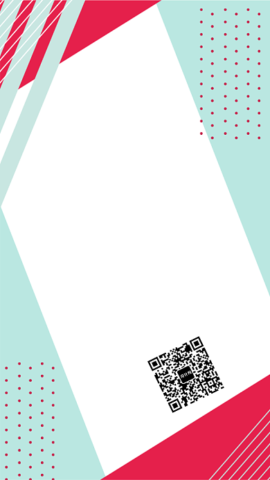 人才招聘几何创意手机海报背景