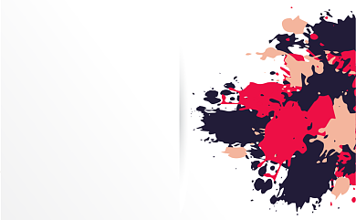 创意撞色喷绘个人名片背景