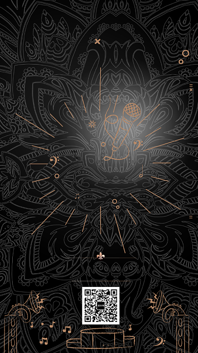 黑色追悼手机海报背景