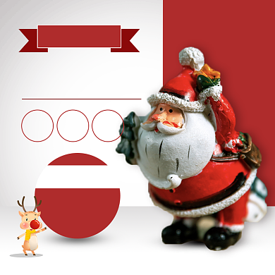 天猫圣诞节圣诞老人公仔优惠促销淘宝直通车图片背景