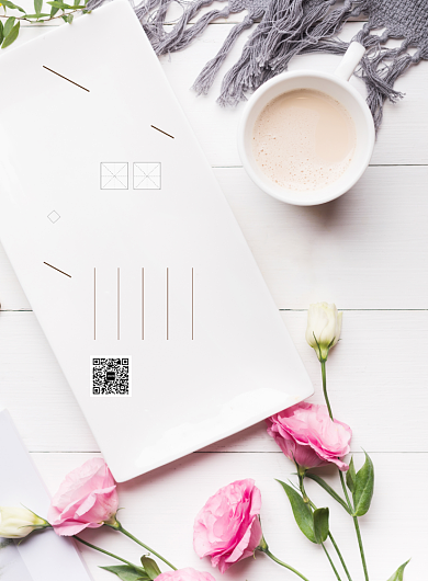 清新简约咖啡店海报背景