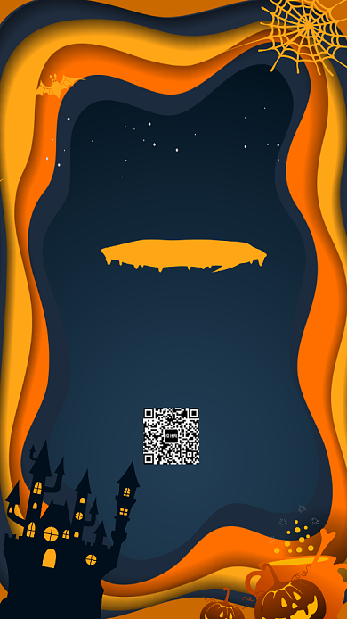 万圣节狂欢夜商店宣传促销海报背景