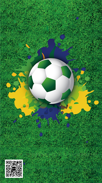 足球特训营手机海报背景