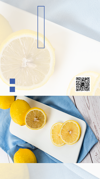 早安简约文艺时尚蓝色宣传手机海报背景