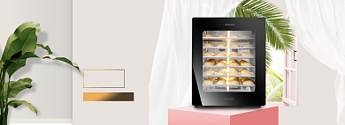 木色大气面包机满减淘宝banner背景