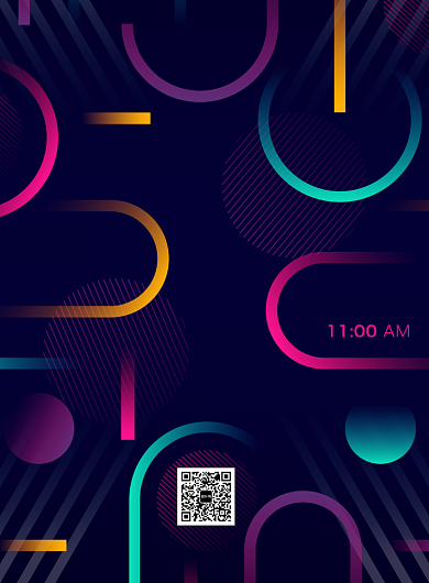 抽象艺术展海报模板背景