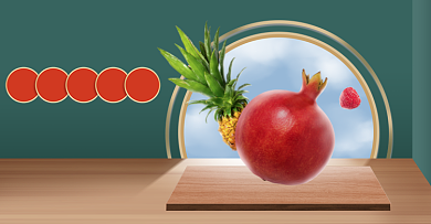 清新双十二水果大促销电商海报背景