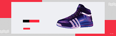 潮品新品上市运动男鞋banner背景