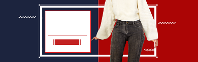 牛仔裤banner背景