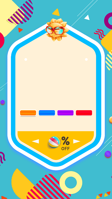 夏季清仓折扣促销海报背景