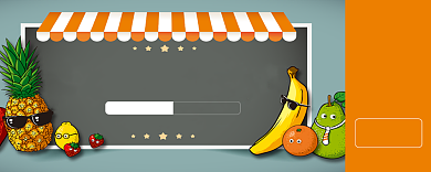 水果店代金券背景