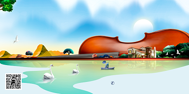 创意时尚房地产宣传展板背景