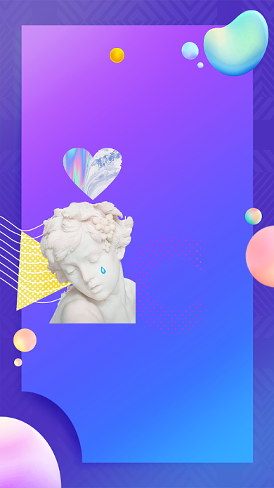 创意时尚艺术毕业设计展海报背景