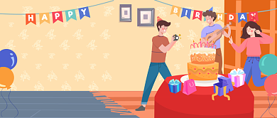 生日大趴公众号首图背景