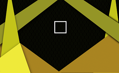 黑底黄色三角几何简约质感印刷名片背景