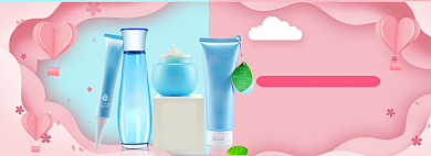 天猫情人节海报banner背景