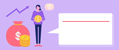 理财达人教你闲钱生钱公众号首图背景