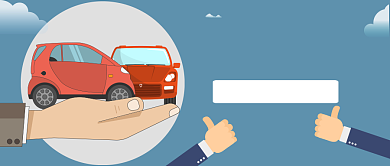 驾校招生快速拿证插画公众号首图背景