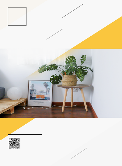 简约家装定制印刷海报背景