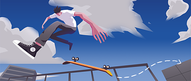 平面卡通简约扁平大学社团招新广告微信公众号素材图片背景