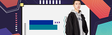 男装促销特惠banner海报背景