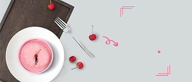 文艺简约8月你好微信首图背景