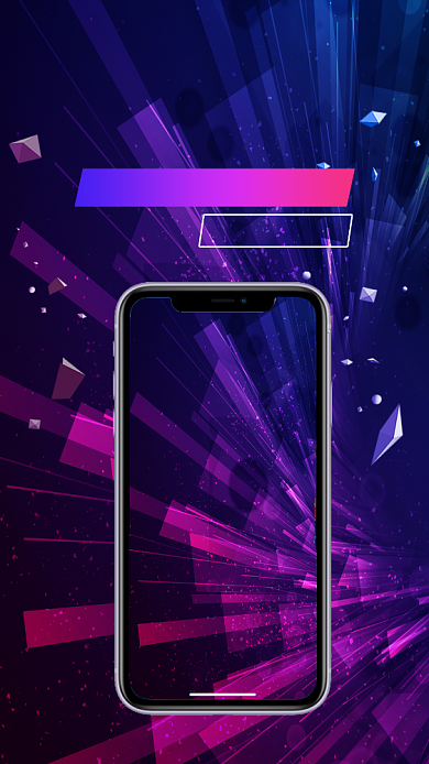 新品上市高端炫酷手机海报背景