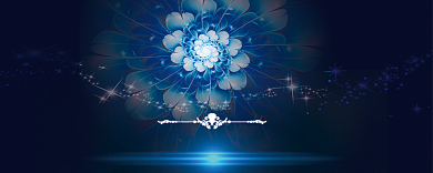 简约创意蓝色邀请函印刷背景