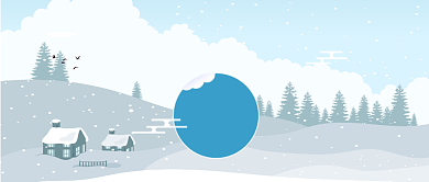 二十四节气大雪微信公众号素材图片背景