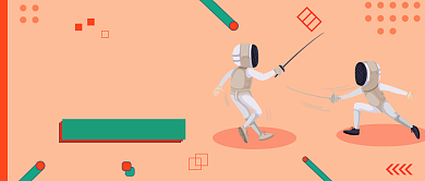 击剑培训班公众号首图背景