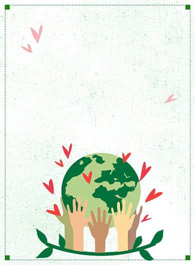 保护环境人人有责绿色环保印刷海报背景