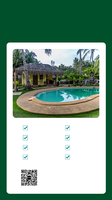 泰国民宿旅行宣传手机海报背景