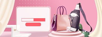 女士包袋海报banner背景