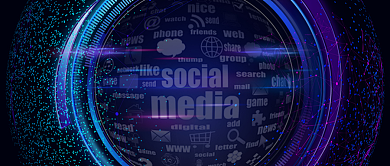 深蓝金融科技大数据时代首图背景