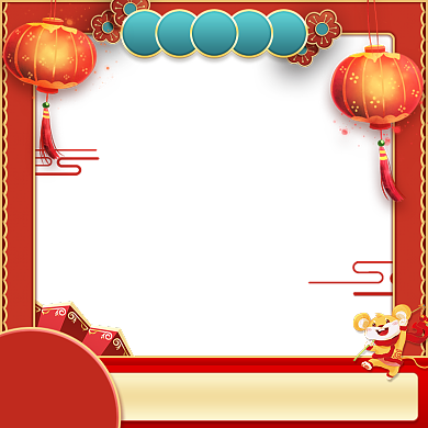 元宵节大促中国风节日促销主图直通车背景