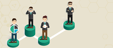 卡通简约风招聘公众号首图背景