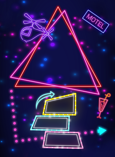 圣诞酒吧假面派对印刷海报背景