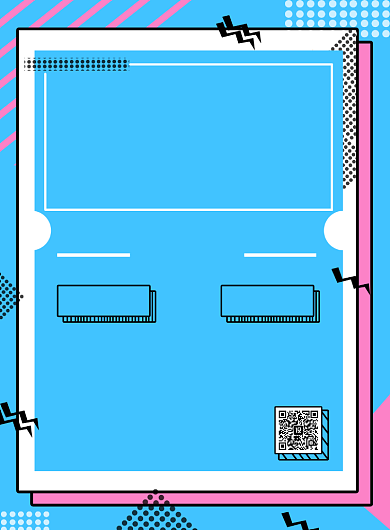 撞色风创意招聘印刷海报背景