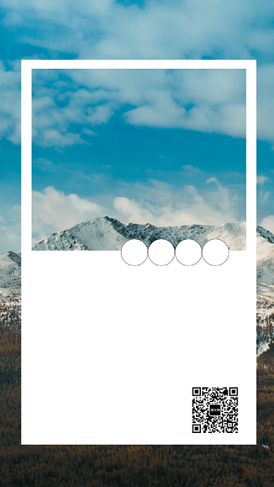 一月你好手机海报背景