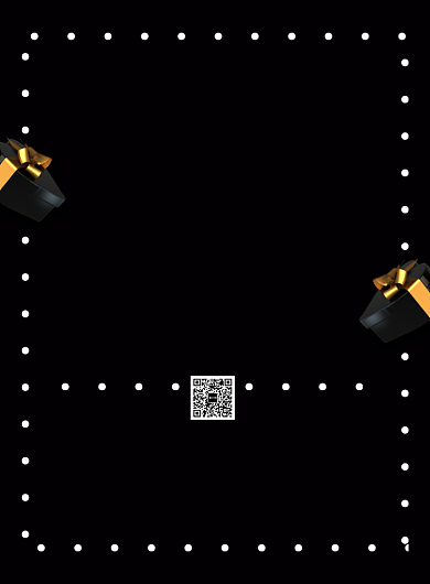 黑色大气创意年度清仓狂欢大促海报背景