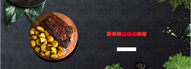 双十一特惠天然美味烤肉淘宝banner背景