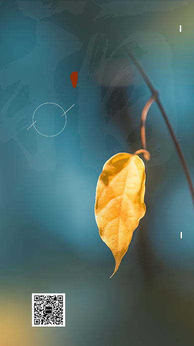 大气简约霜降节气手机海报背景