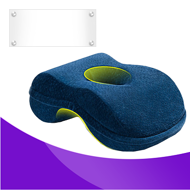 紫色黄色迷你舒适午睡枕头满减包邮直通车背景