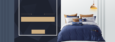 床大促海报banner背景