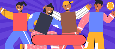 多色时尚继续剁手满减公众号首图背景