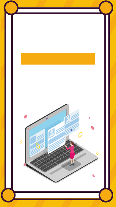 时尚简约财务会计培训手机海报背景