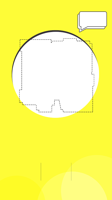 创意时尚黄色招聘海报背景