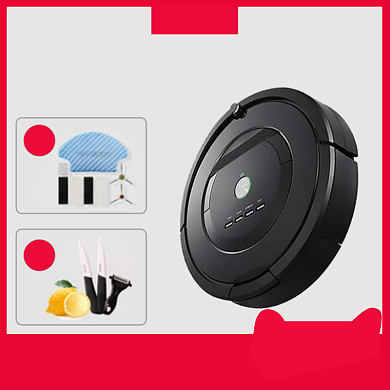 简约双十二购扫地机器人送礼直通车背景