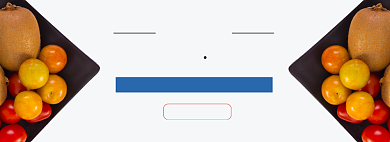 简约水果拼盘促销banner背景